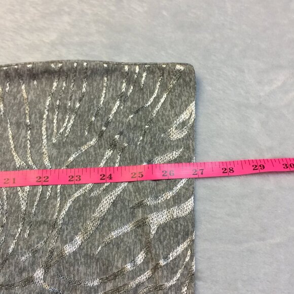 JM Collection Tank Top Blouse Sz 1X Womans Plus Gray Shimmery Sleeveless Stretch - Picture 11 of 11